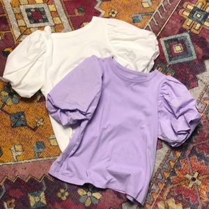 2 A New Day Puff Sleeve Blouses Never Worn